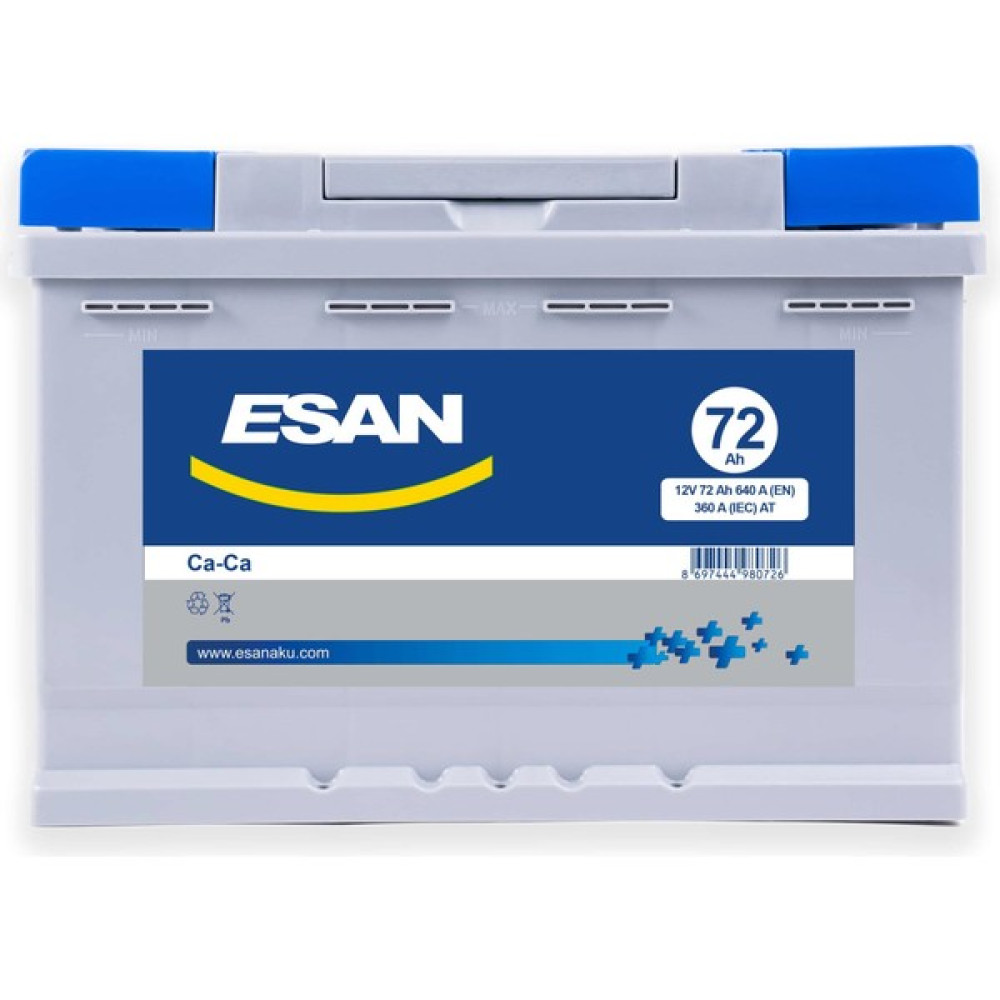 Esan 12V 72 Ah Tam Kapalı Alçak R Akü Fiyatı