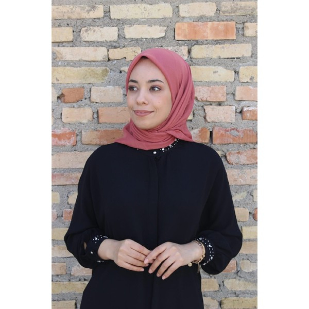 Eşarp Durağı Düz Yazma- Pembe Eşarp Fiyatı
