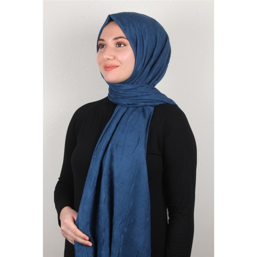 Eşarppark Bambu Kraşlı Şal 2724-98 Açık Lacivert Şal / Fular & Eşarp Fiyatı