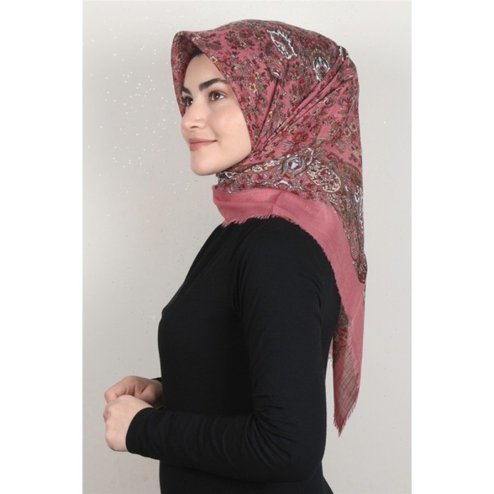 Eşarppark Pamuklu Trend Eşarp 9911-9 Koyu Pembe Eşarp Fiyatı