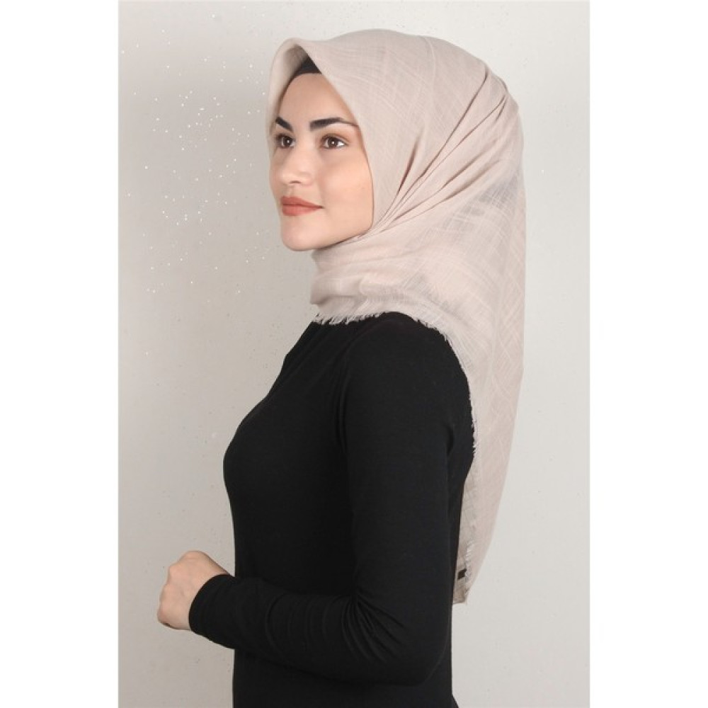 Eşarppark Pamuklu Trend Eşarp 9914-17 Bej Eşarp Fiyatı