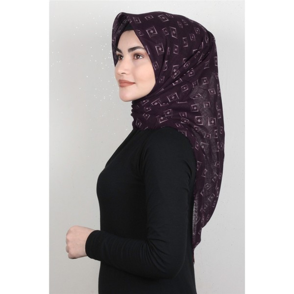 Eşarppark Pamuklu Trend Eşarp 9919-11 Mürdüm Eşarp Fiyatı
