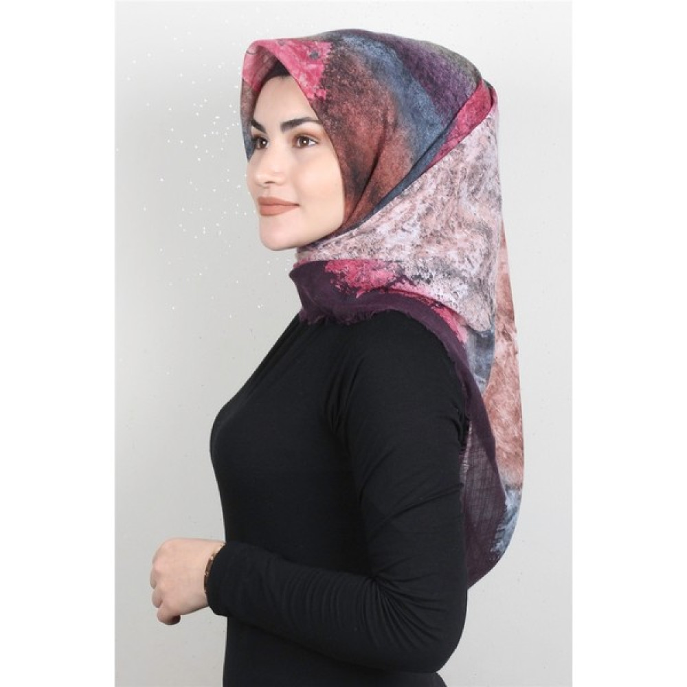 Eşarppark Pamuklu Trend Eşarp 9933-7 Mor Eşarp Fiyatı