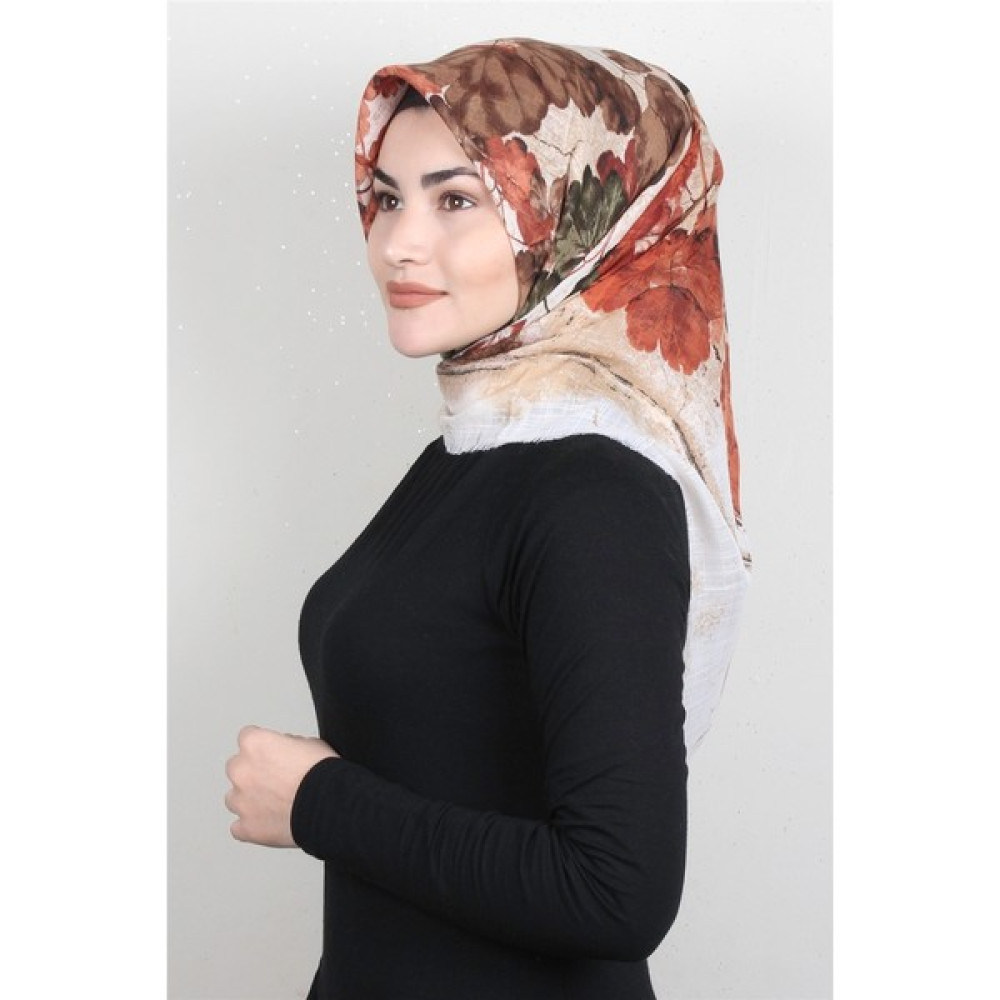 Eşarppark Pamuklu Trend Eşarp 9934-12 Kahverengi Eşarp Fiyatı