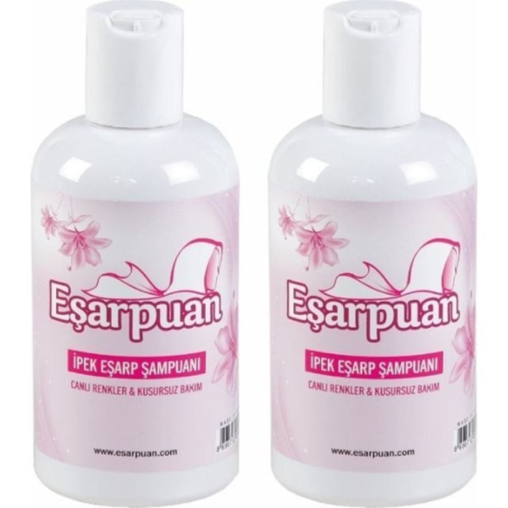 Eşarpuan 2 Adet İpek Şal Eşarp Şampuanı 2 x 250 ml Şampuan ve Saç Kremi Fiyatı