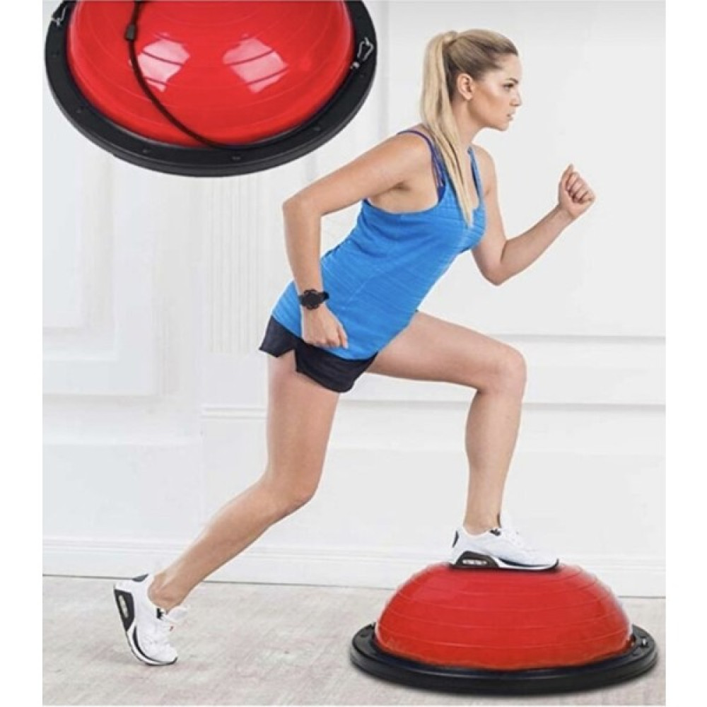 Esba Triathlon T181 Bosu Ball Yarim Denge Topu Pilates Aleti Direnc Lastikli Pompa Dahildir Pilates Fiyatı
