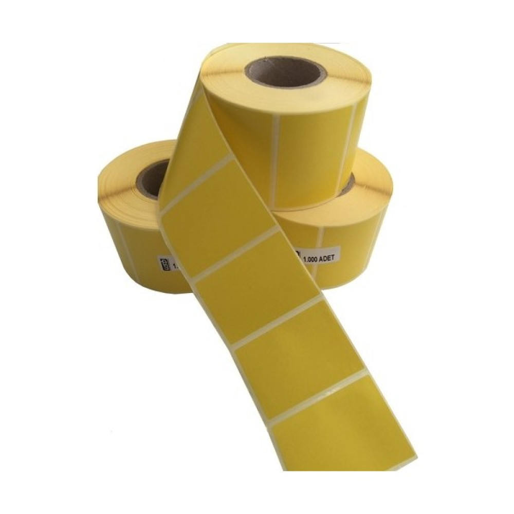 Esbifix Sarı Termal Etiket 40X60 mm (İlaç Tarif Etiketi) Barkod Okuyucular Fiyatı