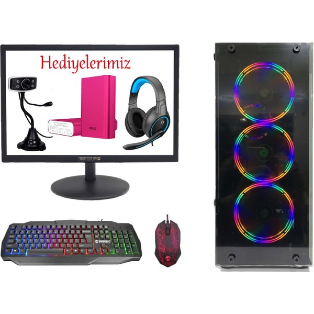 Escapelock Escape GMS01797 Intel i3 3220 4 GB Ram 128 GB SSD 4 GB 19" Monitör Masaüstü Bilgisayar Oto Boyaları Fiyatı