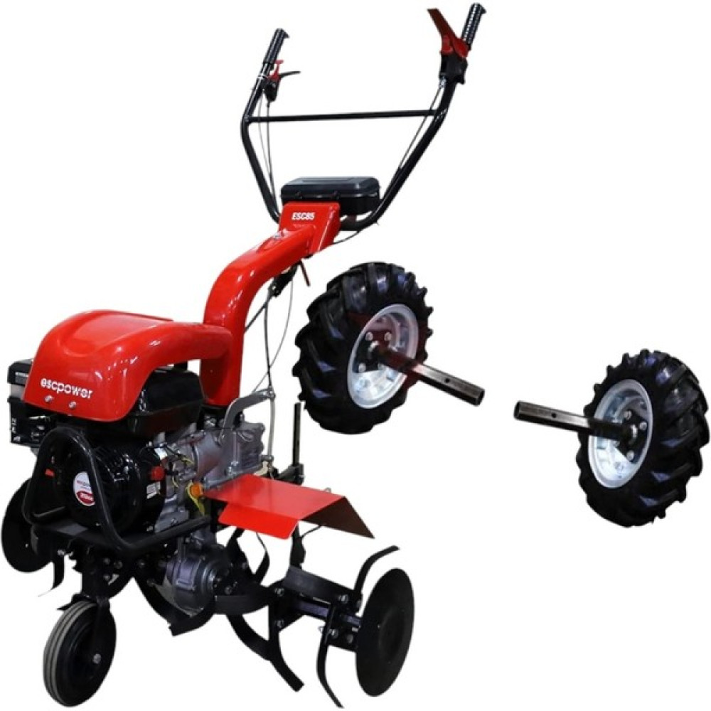 Escpower ESC85 Benzinli Çapa Makinası 3+1 Şanzımanlı 7 Hp Tekerlek Takımı Dahil Çapalama Makinesi Fiyatı