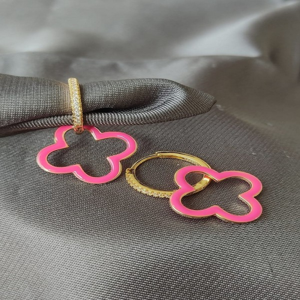 Esda Bijuteri Neon Pembe Renk Küpe Bijuteri Küpe Fiyatı