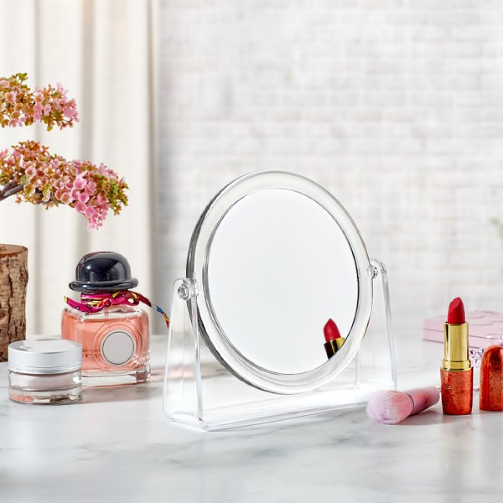 Esda Store Yuvarlak Makyaj Aynası - Beyaz Banyo Aynası Fiyatı