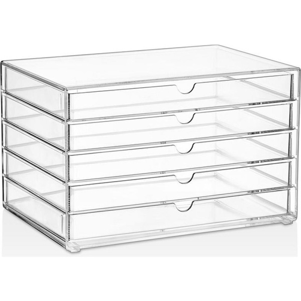 Esdastore Çekmeceli Makyaj Organizer 5'li Makyaj Fırça ve Aksesuarları Fiyatı