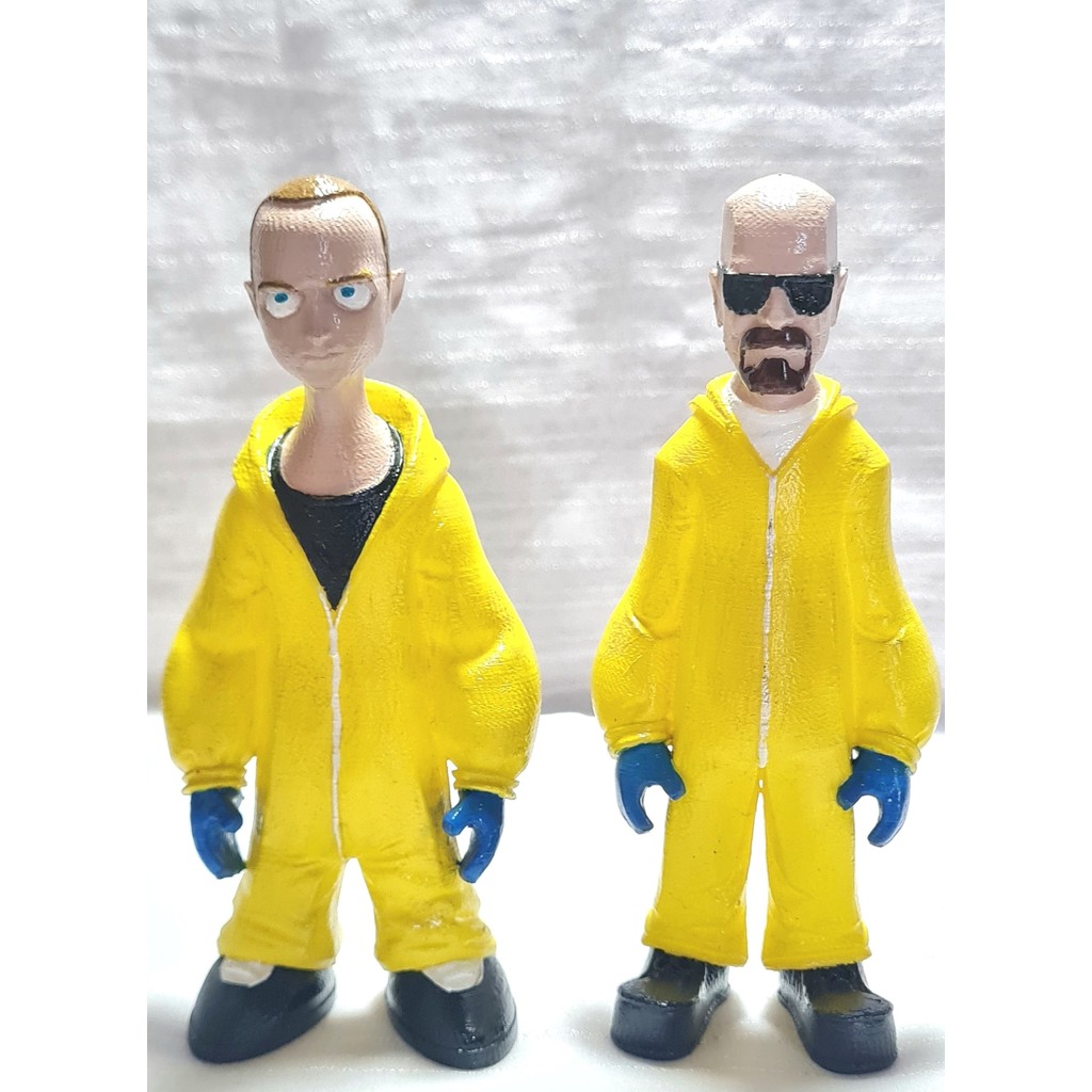 Eselya 3D Breaking Bad Figür Seti Jessie Pinkman ve Walter White Fanart Modeli Diğer Fiyatı