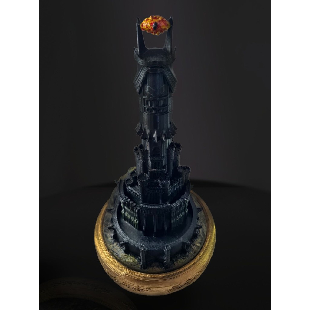 ESELYA3D Yüzüklerin Efendisi Baraddur, Lord Of The Rings, Sauron'un Gözü Biblo, Barad Dur Kale Biblo Fiyatı