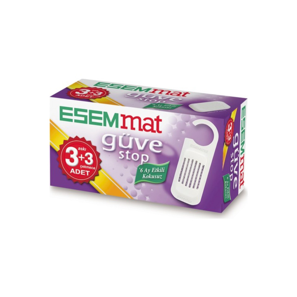 Esemmat Güve Stop 3 Askı 3 Çekmece Market Fiyatı