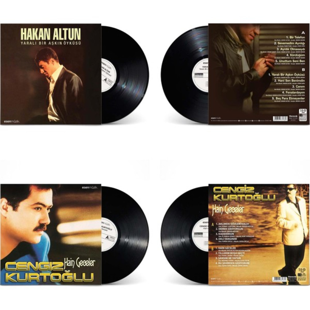 Esen Müzik Cengiz Kurtoğlu & Hakan Altun 2'li Plak Set Pikap & Aksesuarları Fiyatı