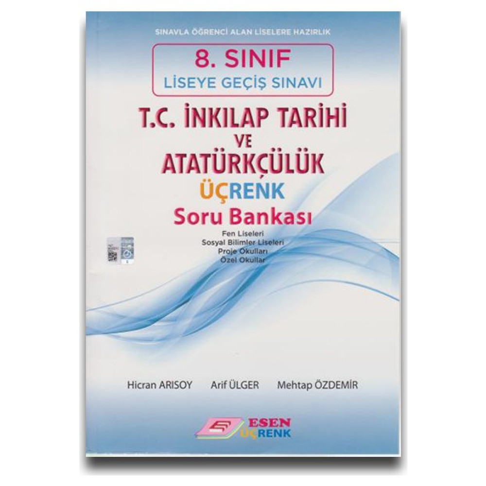 Esen Üçrenk 8. Sınıf LGS T.C. İnkılap Tarihi ve Atatürkçülük Soru Bankası Ders Sınav Kitapları Fiyatı