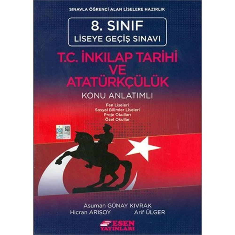 Esen Yayınları 8. Sınıf LGS T.C. İnkılap Tarihi ve Atatürkçülük Konu Anlatımlı Sosyal Bilgiler Fiyatı