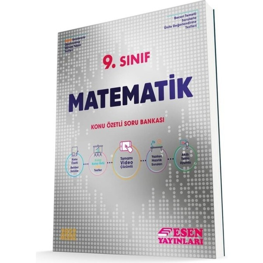 Esen Yayınları 9. Sınıf Matematik Konu Özetli Soru Bankası Matematik Fiyatı