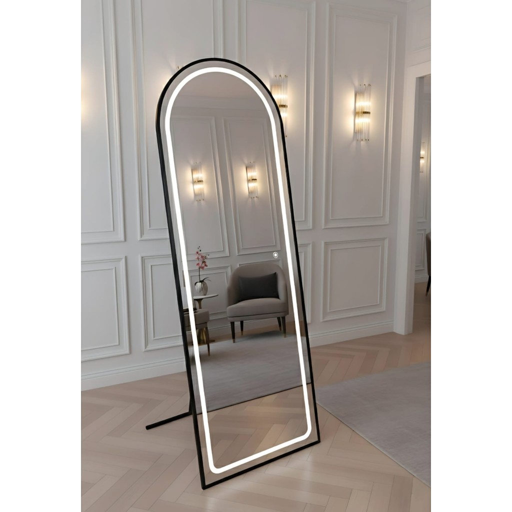 Esenhome DECOR Siyah Çerçeveli Beyaz Ledli Oval Boy Aynası 60x180cm - 60*180cm SSD / Solid State Drive Fiyatı