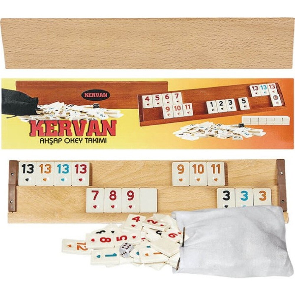 Eser Kervan Ağaç Okey Takımı Büyük Boy. Okey Takımları Fiyatı