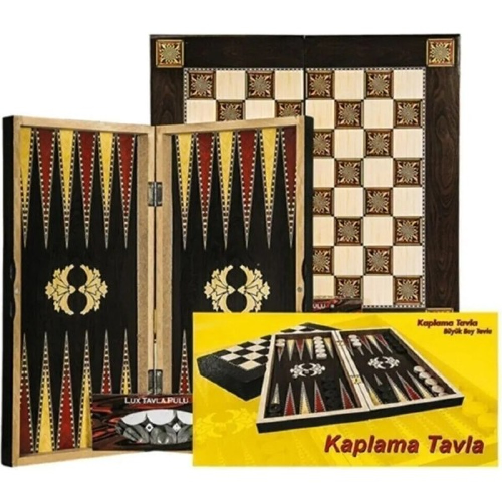 Eser Orta Boy Kaplama Ahşap Tavla&dama Seti Kaplama Ahşap Tavla Tavla Fiyatı