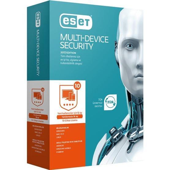 Eset Multi Device Security V10 10 Kullanıcı Kutu Güvenlik Yazılımı