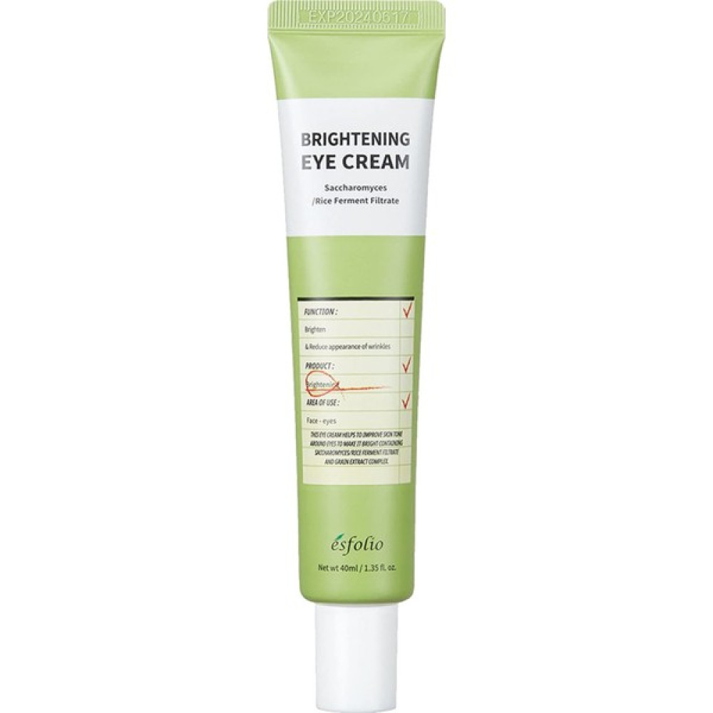 Esfolio Pirinç Içeren Aydınlatıcı, Nemlendirici Göz Kremi Rice Brightening Eye Cream 40ML Göz Kremi Fiyatı