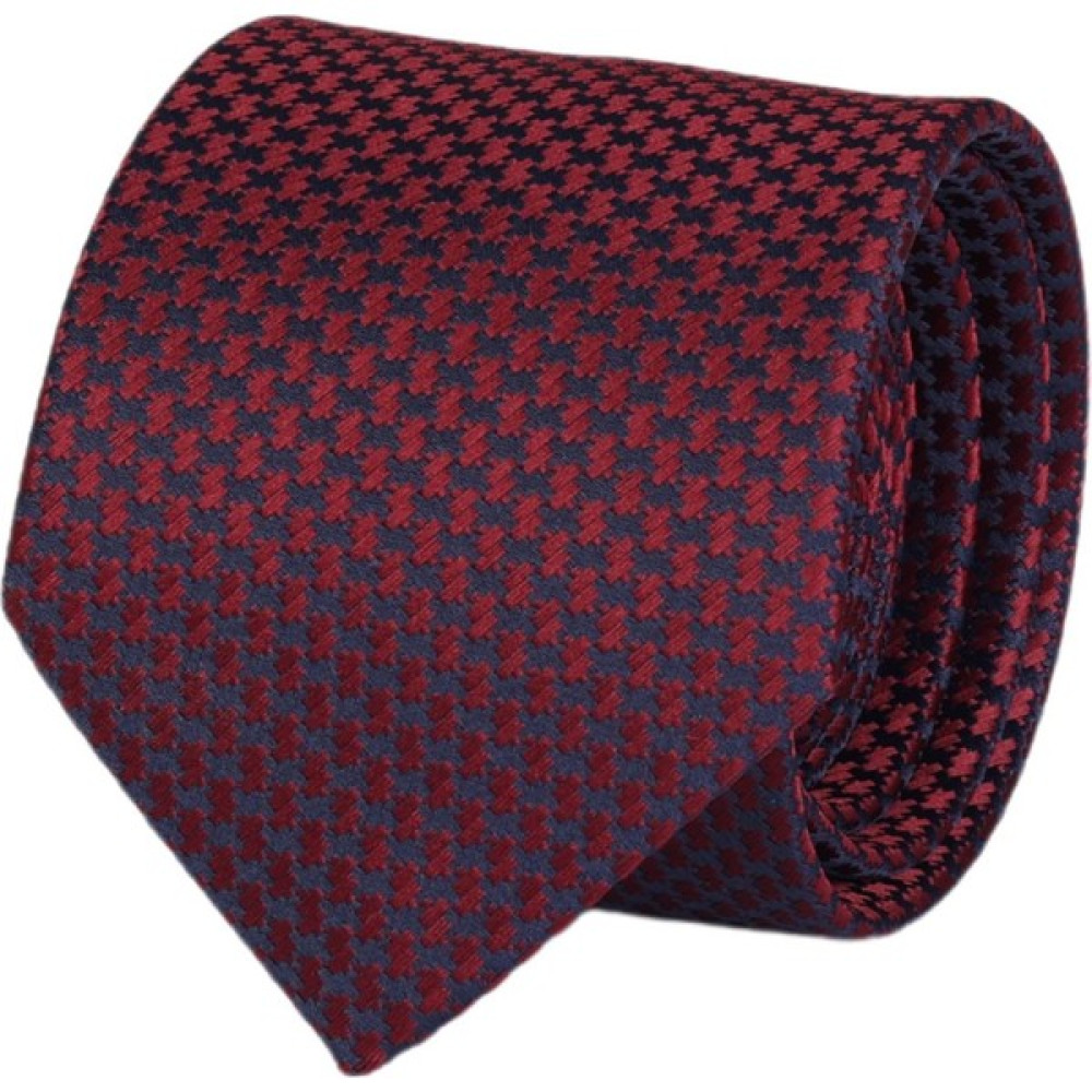 Esgue Hand Made 7.5 cm Bordo Lacivert Desenli Kravat Kravat Fiyatı