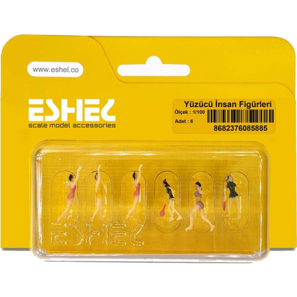 Eshel 1/100 6'lı Yüzücü Insan Figürleri Oto Boyaları Fiyatı