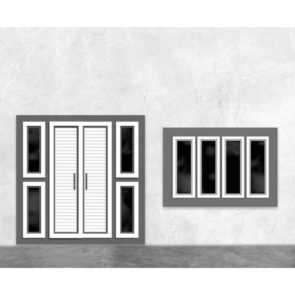 Eshel Maket Modern Set B Kapı ve Pencere 1-100 Ölçek 4'lü Oto Boyaları Fiyatı