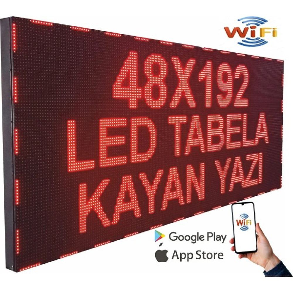 Esinti Reklam LED Tabela Kayan Yazı 48X192 cm Led Aydınlatmalar Fiyatı