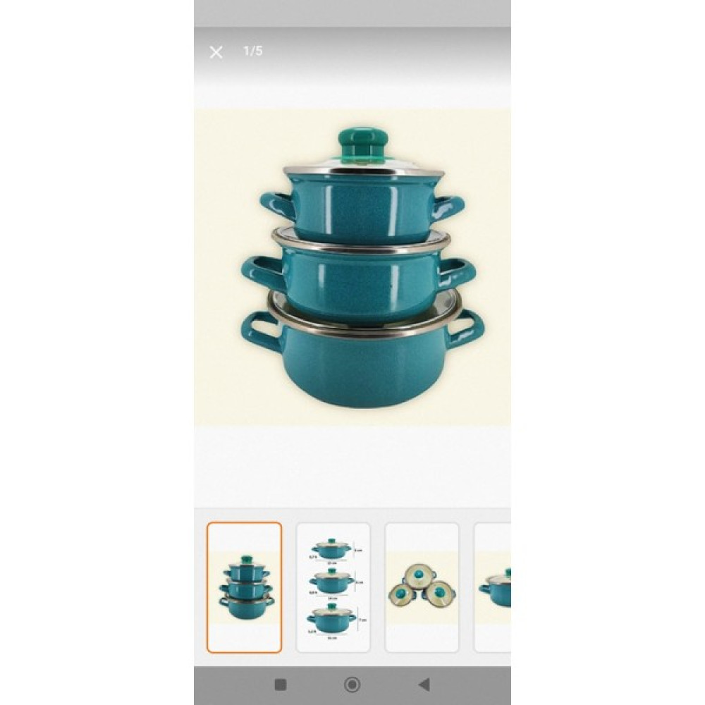 Eşiyok Mini Tencere Seti Emaye 6 Parça Saklama Kabı Seti 18022023MEMO-MINITENCERESETI - Turkuaz - 12 cm 0,7 l Tencereler Fiyatı
