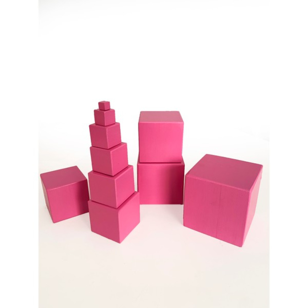 Eska Events Montessori Pembe Kule 1 - 10 cm Arası 10 Küp Eğitici Oyuncak Fiyatı