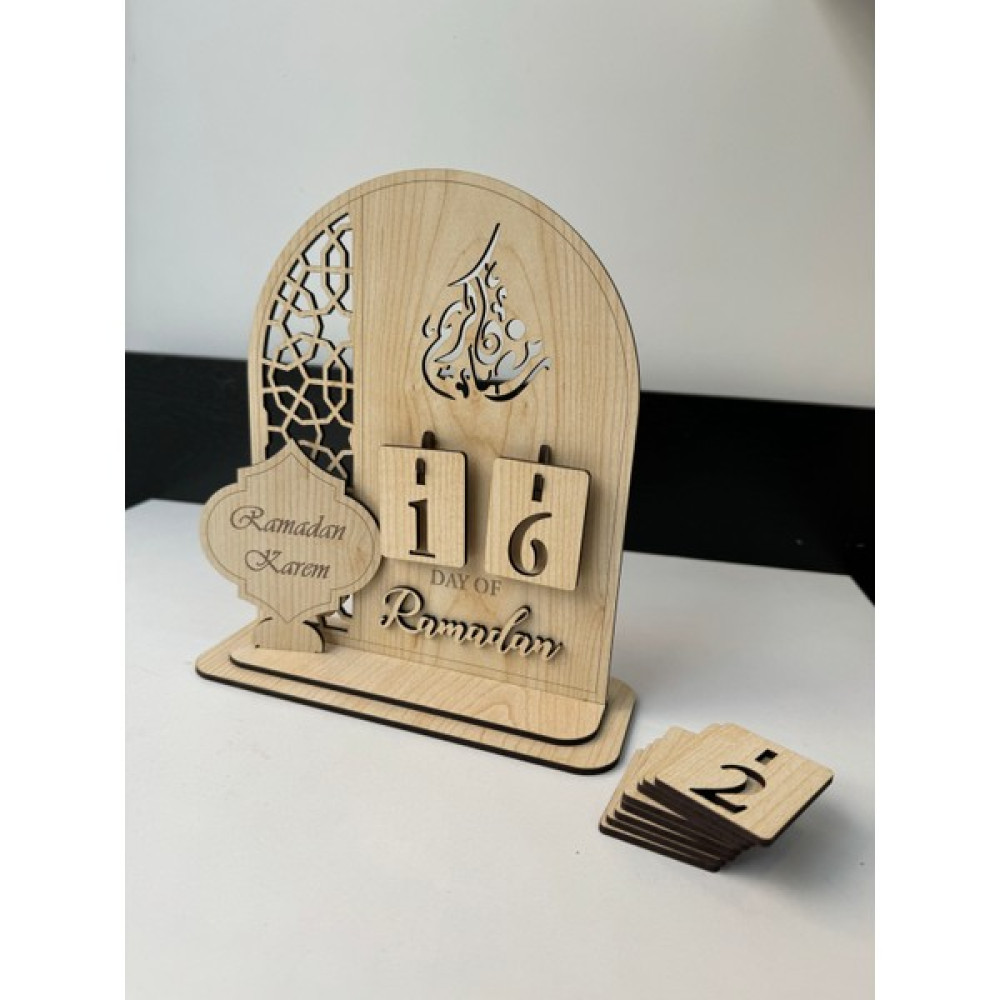 Eska Events Ramazan Takvimi Ahşap Imsakiye Dekoratif Hediyelik Eşya Fiyatı