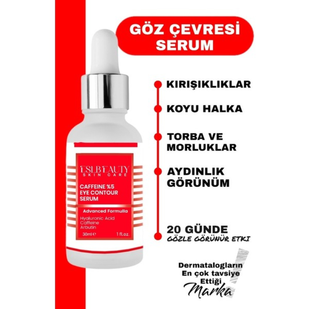 Esl Beauty Eslbeauty Göz Çevresi Karşıtı & Göz Altı Koyu Halka, Torbalanma, Morluk Karşıtı Serum 30 Göz Kremi Fiyatı
