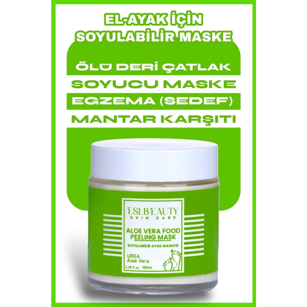 Eslbeauty Soyulabilir Ayak Maskesi Peeling Etkili Ölü Deri Ve Çatlaklar İçin Aloe Vera Özlü 100ml Ayak Bakımı Fiyatı
