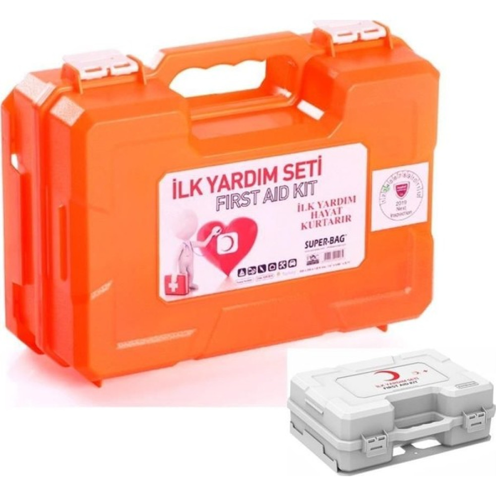 Eslight İlk Yardım Seti / İlk Yardım Malzemeli Dolu Ecza Dolabı / Ecza Çantası Trafik Malzemeleri Fiyatı