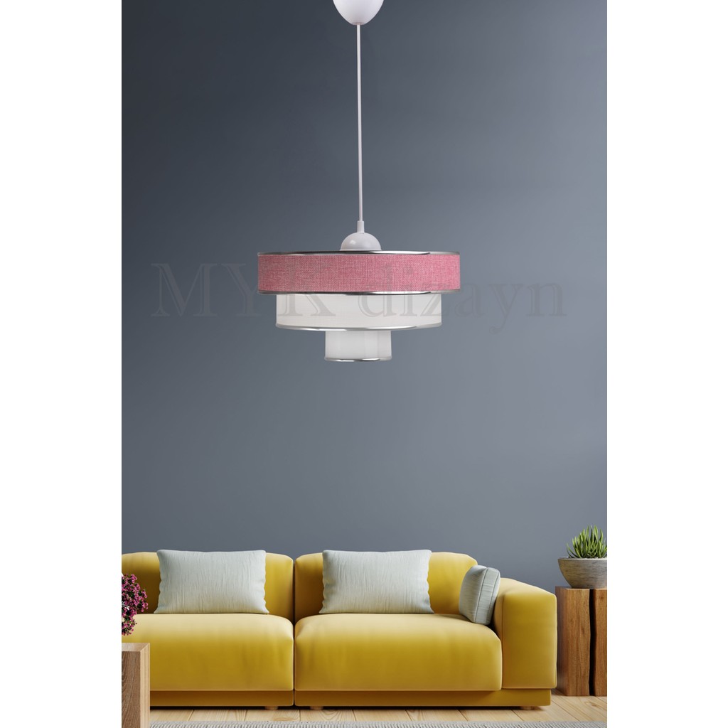 Eslight Myk Spor Sarkıt Avize Pembe Avize Fiyatı