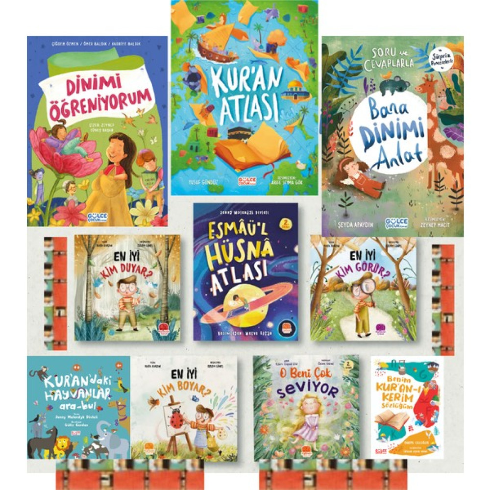 Esmâü'l Hüsnâ Atlası / Kuran Atlası / Soru ve Cevaplarla Bana Dinimi Anlat (10 Kitap) - Tür Diğer Fiyatı