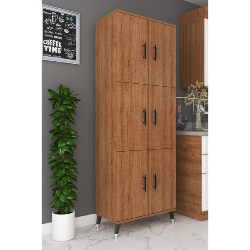 ESMOPA MOBİLYA Çok Amaçlı Kiler, Mutfak, Banyo, Balkon, Ayakkabılık Dolabı - Ceviz Mutfak Dolabı / Mobilyası Fiyatı