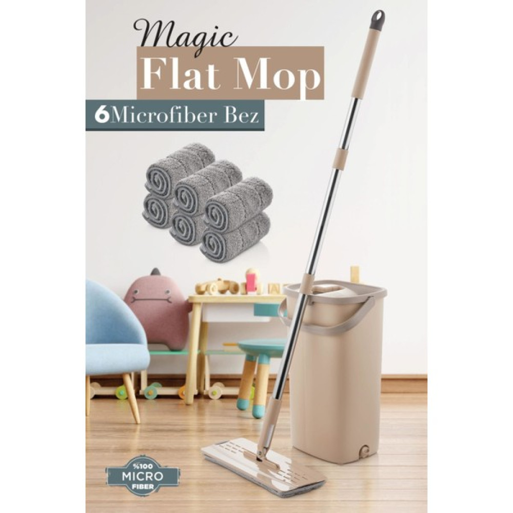 Esnaf Dede Magic Flat Tablet Mop Seti + 6 Adet Yedek Bezli Temizlik Malzemeleri Fiyatı