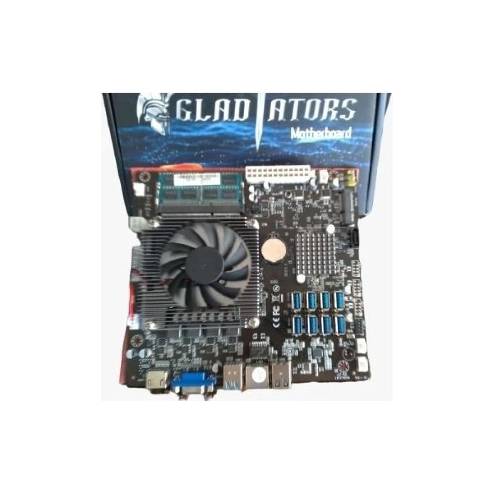Esonic 8 Li Mining Anakart (Işlemci + Fan Dahil) + 4gb Ddr3 Ram Anakart Fiyatı