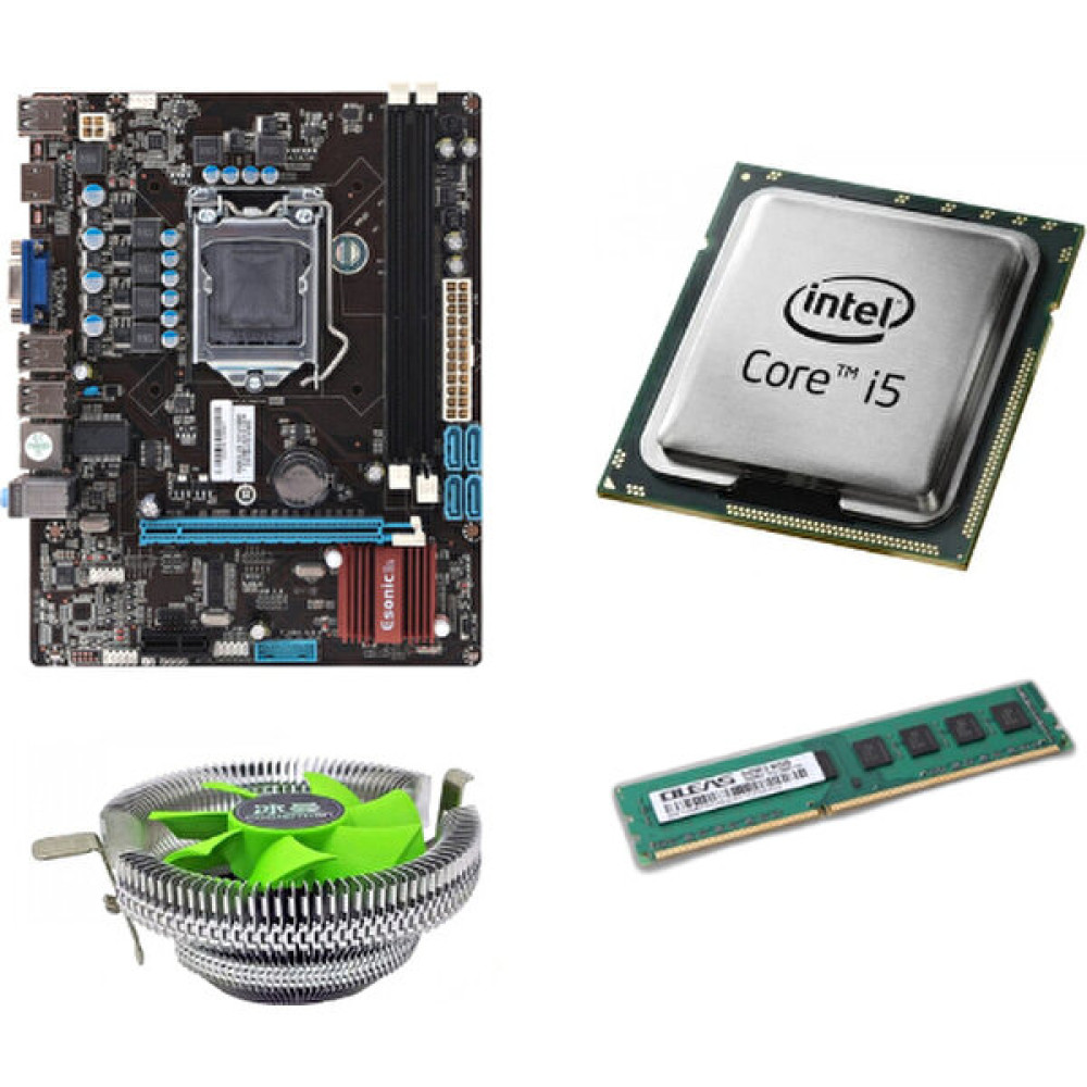 Esonic SBD40 İ5-650 Işlemci + H55 Anakart + 4gb Ram + Snowman M800 Cpu Soğutucu Anakart Fiyatı