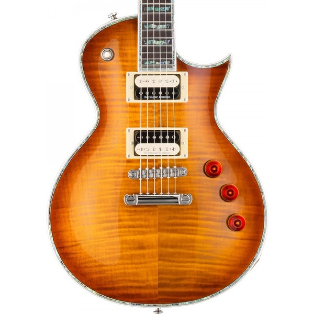 Esp Ltd EC-1000 Flamed Maple Amber Sunburst Elektro Gitar Oto Boyaları Fiyatı