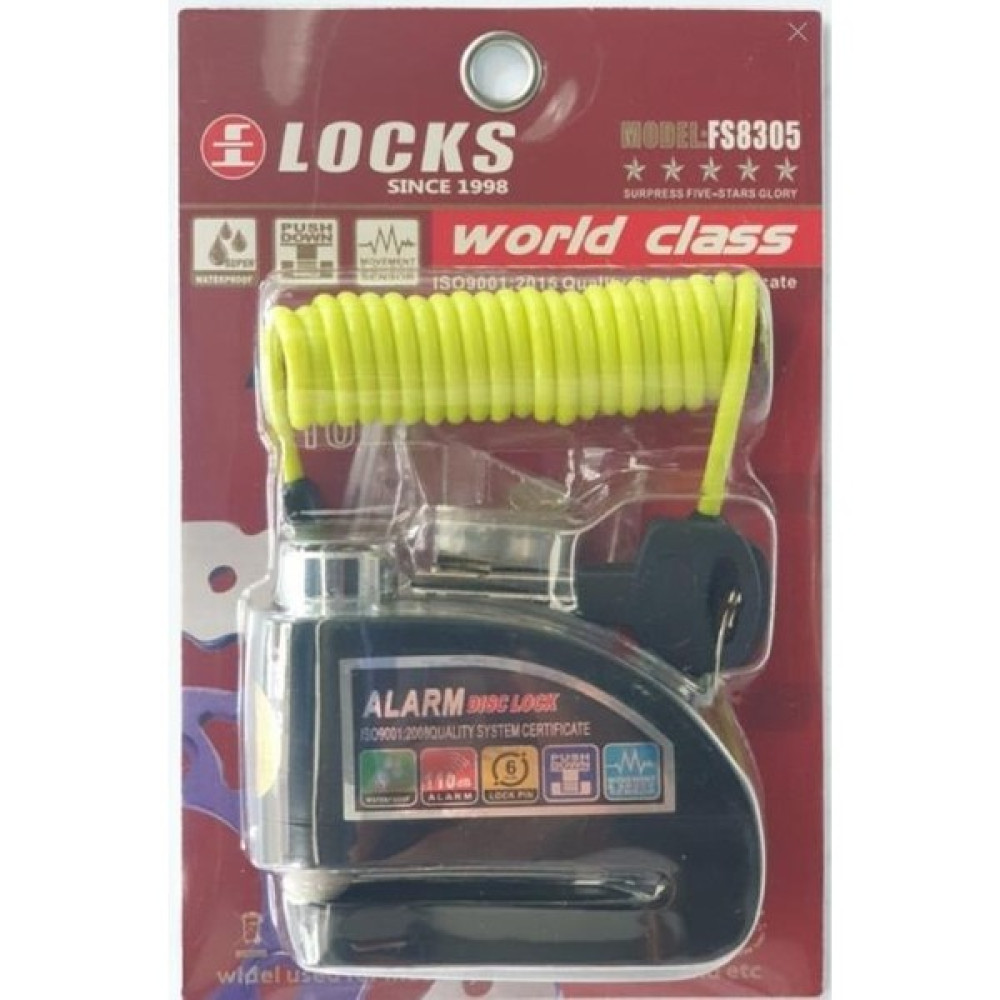Espada World Class Locks 110 Db Siyah Alarmlı Disk Kilidi - 1 Motorsiklet Kilidi & Alarmı Fiyatı