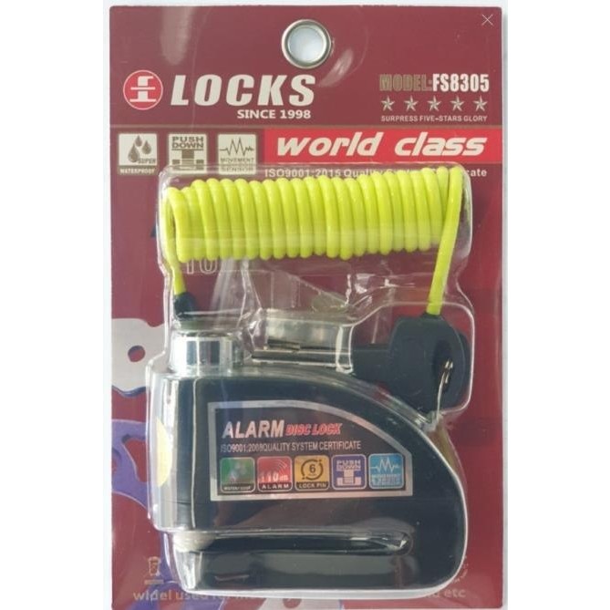 Espada World Class Locks 110 Db Siyah Alarmlı Disk Kilidi - 1 Diğer Fiyatı