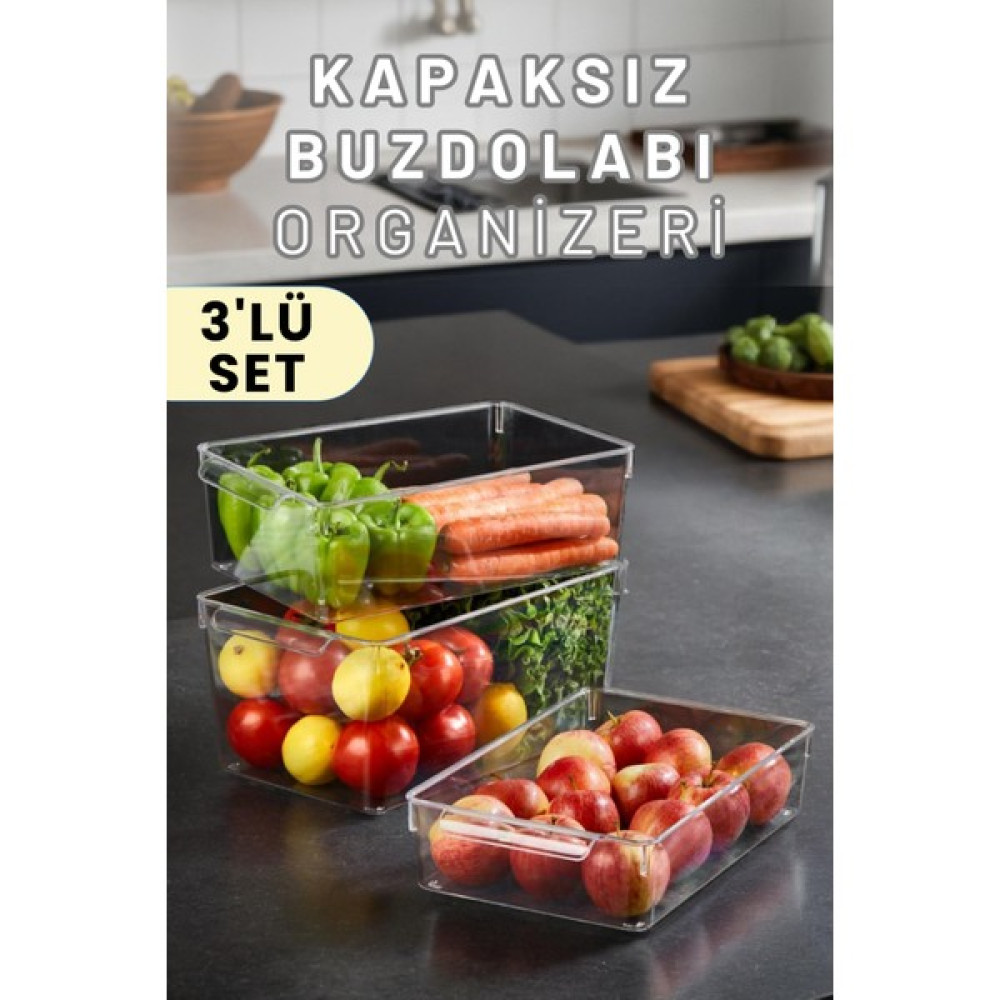 Espas Home Buzdolabı Dolapiçi Düzenleyici Organizer 3'lü Set (Mini, Midi, Maxi) Oto Boyaları Fiyatı