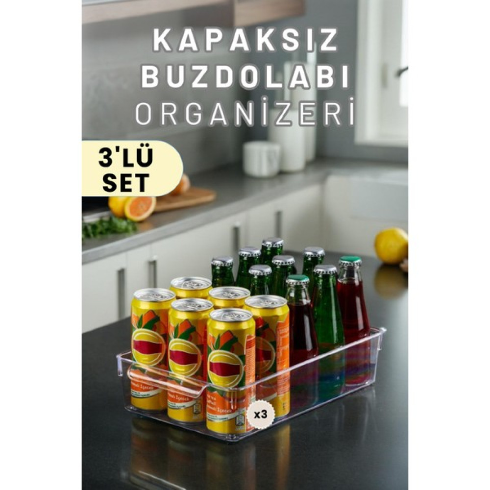 Espas Home Buzdolabı Dolapiçi Düzenleyici Organizer Kapaksız 3'lü Set (Mini) Oto Boyaları Fiyatı