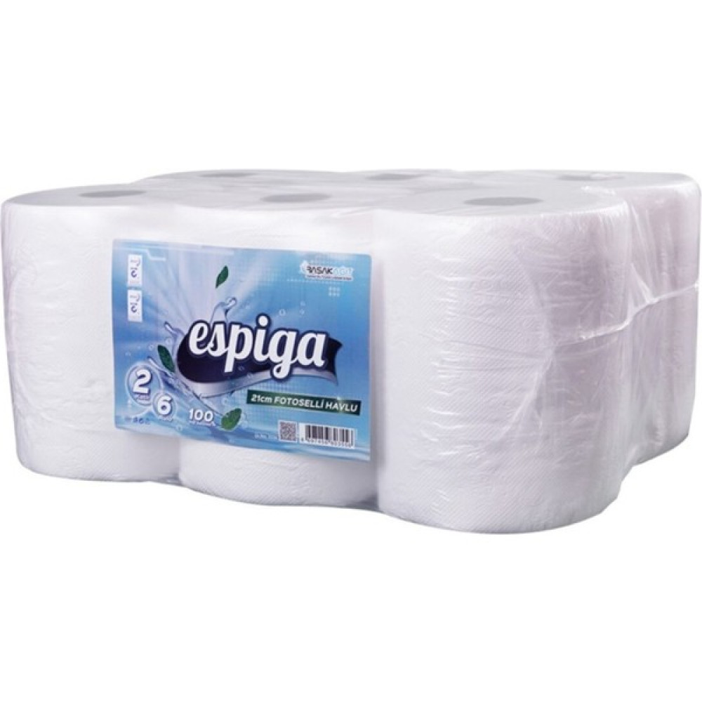 Espiga Fotoselli Hareketli Kağıt Havlu 21CM*6'LI - Beyaz Oto Boyaları Fiyatı